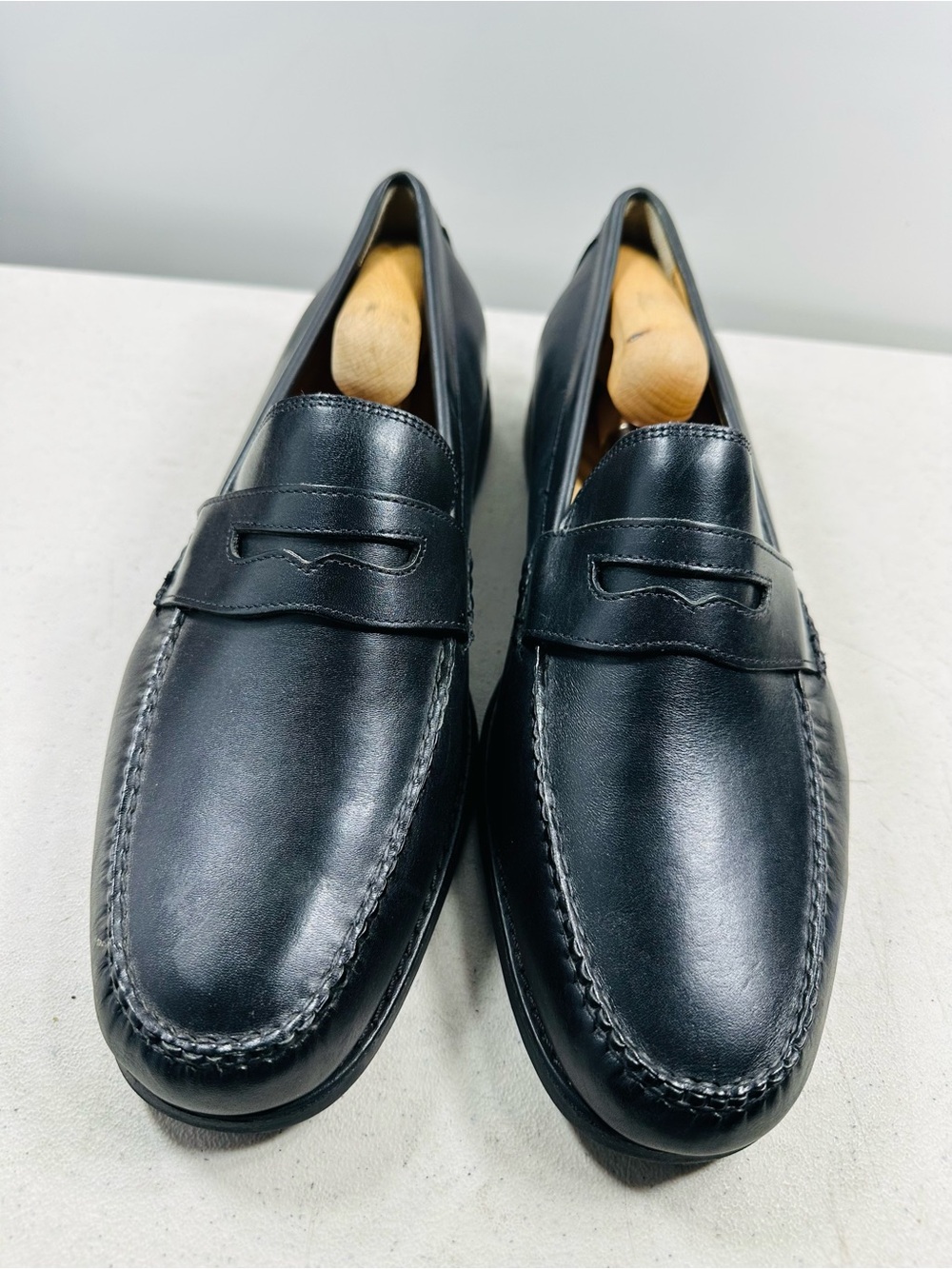 Johnston & Murphy Men’s 10,5M Brown Leather Tassel Loafers Slip On Dress Shoes - Picture 2 of 7